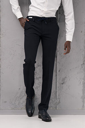 Ecer Regular Fit Yan Cepli Kışlık Gofre Kumaş Pantolon