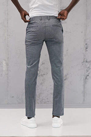 Beli Lastikli ve İplikli Slimfit Pamuklu Jogger Pantolon