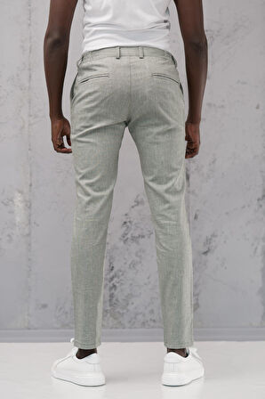 Beli Lastikli ve İplikli Slimfit Pamuklu Jogger Pantolon