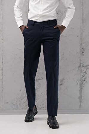 Regular Fit Pamuklu Yan Cep Klasik Yazlık Gabardin Pantolon 