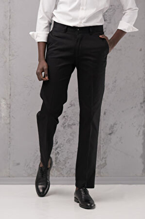 Regular Fit Pamuklu Yan Cep Klasik Yazlık Gabardin Pantolon 