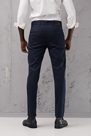 Slimfit Pamuklu Likralı Esnek Mevsimlik Kumaş Pantolon 