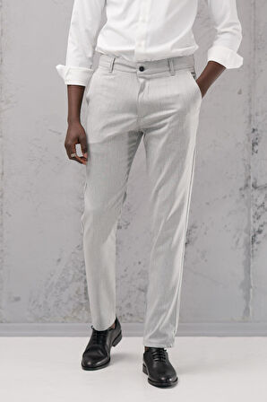 Slimfit Pamuklu Likralı Esnek Mevsimlik Kumaş Pantolon 