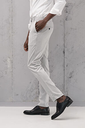 Slimfit Pamuklu Likralı Esnek Mevsimlik Kumaş Pantolon 