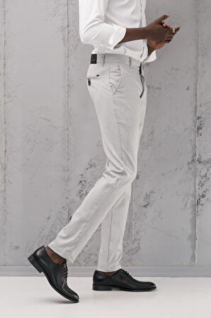 Slimfit Pamuklu Likralı Esnek Mevsimlik Kumaş Pantolon 