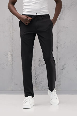 Slimfit Full Likralı Esnek Beli Lastikli Yazlık Jogger Pantolon 