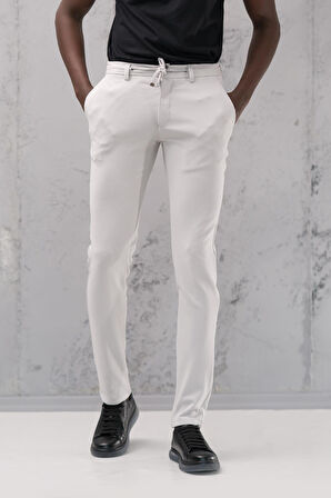 Slimfit Armürlü Full Likralı Esnek Beli Lastikli Yazlık Jogger Pantolon 