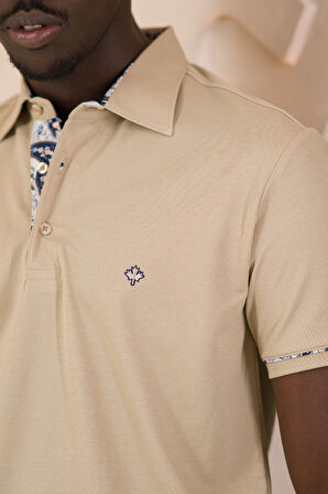 Paul Martin Regular Fit Yaka Garnili Pamuklu Polo Yaka T-shirt