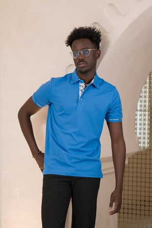 Paul Martin Regular Fit Yaka Garnili Pamuklu Polo Yaka T-shirt