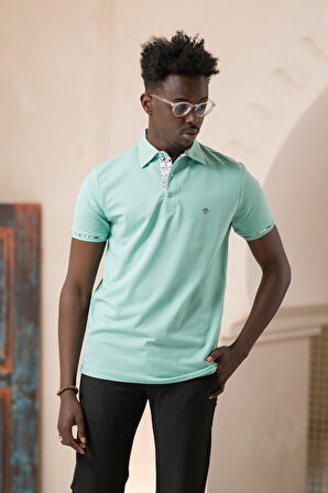 Paul Martin Regular Fit Yaka Garnili Pamuklu Polo Yaka T-shirt