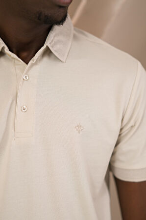 Paul Martin Örme Polo Yaka Regular Fit Pamuklu Ve Likralı T-shirt