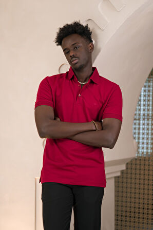 Paul Martin Örme Polo Yaka Regular Fit Pamuklu Ve Likralı T-shirt