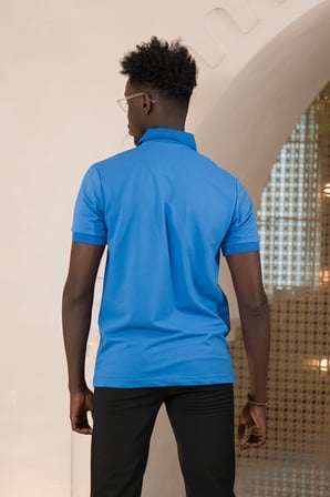 Paul Martin Örme Polo Yaka Regular Fit Pamuklu Ve Likralı T-shirt