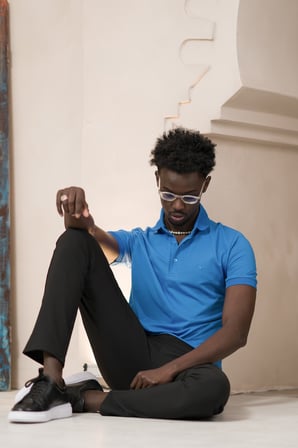 Paul Martin Örme Polo Yaka Regular Fit Pamuklu Ve Likralı T-shirt