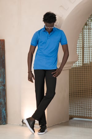 Paul Martin Örme Polo Yaka Regular Fit Pamuklu Ve Likralı T-shirt