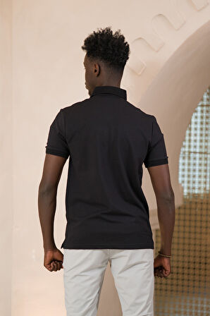 Paul Martin Örme Polo Yaka Regular Fit Pamuklu Ve Likralı T-shirt