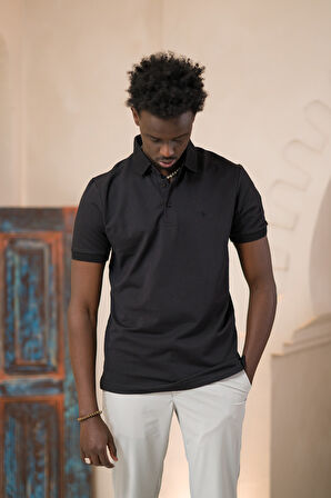 Paul Martin Örme Polo Yaka Regular Fit Pamuklu Ve Likralı T-shirt