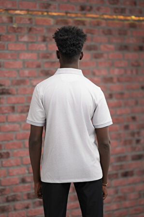 Advante Regular Fit Likralı Pano Desenli Polo Yaka T-shirt