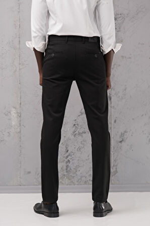 Slimfit Pamuklu Likralı Esnek Mevsimlik Kumaş Pantolon 