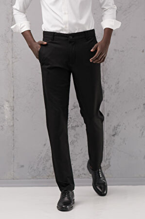 Slimfit Pamuklu Likralı Esnek Mevsimlik Kumaş Pantolon 