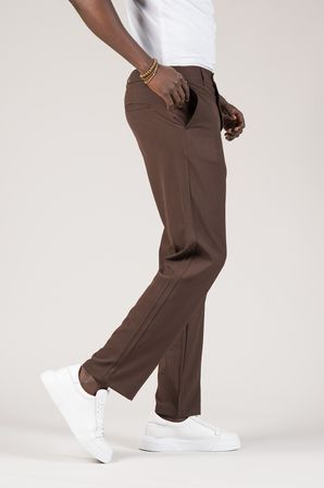 Yazlık Astarsız Arka Beli Lastikli Geniş Paça Yarım Baggy Kumaş Pantolon
