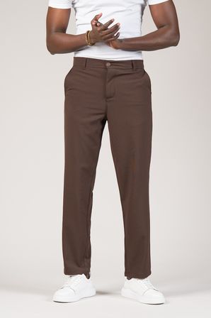 Yazlık Astarsız Arka Beli Lastikli Geniş Paça Yarım Baggy Kumaş Pantolon