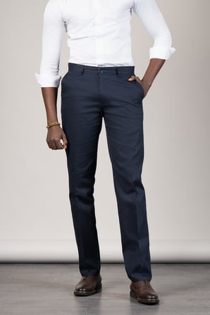 Notra Regular Fit Pamuklu Dokulu Klasik Yazlık Gabardin Pantolon