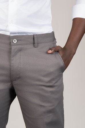 Notra Regular Fit Pamuklu Dokulu Klasik Yazlık Gabardin Pantolon