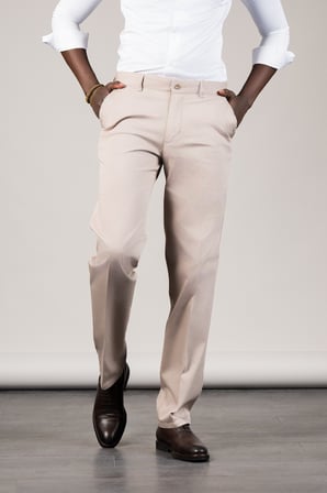 Notra Regular Fit Pamuklu Dokulu Klasik Yazlık Gabardin Pantolon
