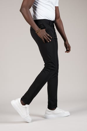 Slimfit Dokulu Dar Paça Beli Lastikli Ve İplikli Yazlık Jogger Pantolon