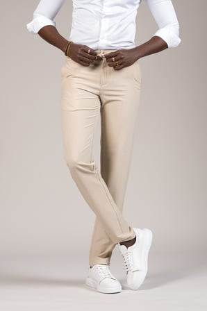 Slimfit İnce Çizgili Beli İplikli Ve Lastikli Likralı Yazlık Jogger Pantolon