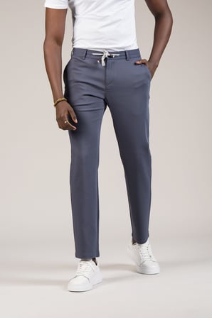 Regular Fit Beli İplikli Ve Lastikli Likralı Pamuklu Yazlık Jogger Pantolon