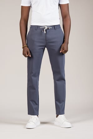 Regular Fit Beli İplikli Ve Lastikli Likralı Pamuklu Yazlık Jogger Pantolon