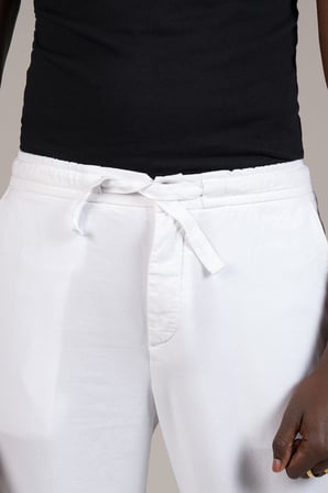 Lyocell Kumaş Beli Lastikli Ve İplikli Yazlık Baggy Pantolon