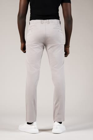Regular Fit Pamuklu Arka Beli Lastikli Yazlık Chino Pantolon
