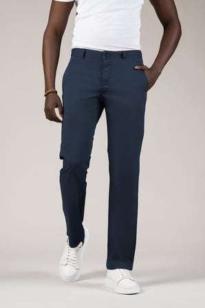 Regular Fit Pamuklu Büyük Beden Yazlık Chino Pantolon