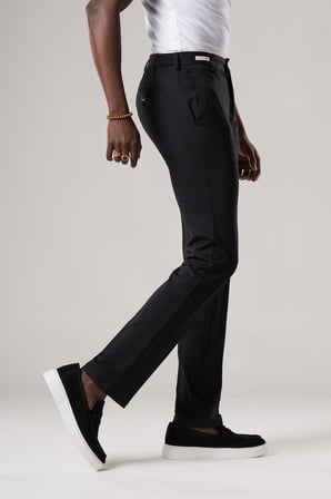 Slimfit Beli Yarım Lastikli Esnek Kumaş Rayon Yazlık Pantolon