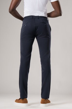 Slimfit Beli Lastikli ve İplikli Dokulu Likralı Yazlık Jogger Pantolon