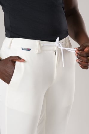 Slimfit Beli Lastikli ve İplikli Dokulu Likralı Yazlık Jogger Pantolon