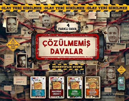 Çözülmemiş Davalar Kutulu Set