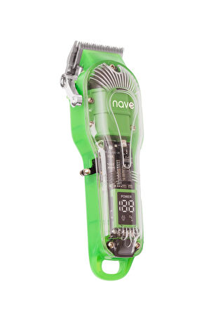 Nave Bq-01 Kablosuz Profesyonel Tıraş Makinesi | T-bıçaklı, Lcd Ekranlı, Usb Şarjlı, 6 Taraklı