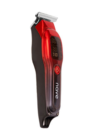 nave BQ-02 T Bıçaklı Şarjlı Tıraş Makinesi – LED Ekranlı, Profesyonel Sakal & Saç Kesim