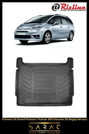 Rizline Citroen C4 Grand Picasso 7 Koltuklu 2011 Model 3D Bagaj Havuzu
