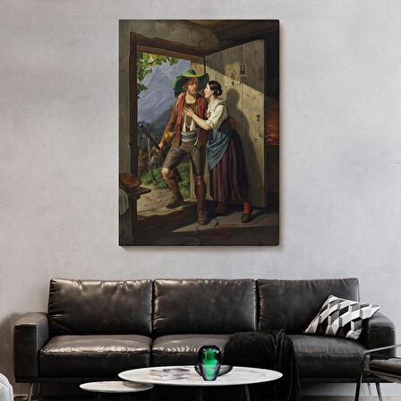 Carl Friedrich Moritz Müller Dresden 1807-1865 Münih, Andreas Hofer Vedası Tablosu-6084