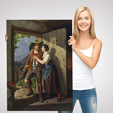 Carl Friedrich Moritz Müller Dresden 1807-1865 Münih, Andreas Hofer Vedası Tablosu-6084