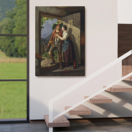 Carl Friedrich Moritz Müller Dresden 1807-1865 Münih, Andreas Hofer Vedası Tablosu-6084