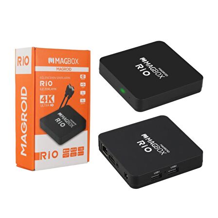 Magroid Rio Android Tv Box-2 GB Ram 32 GB Depolama