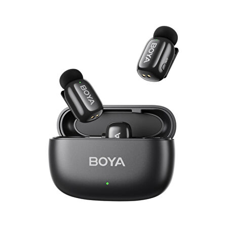 Boya Mini Wireless Yaka Mikrofonu - Siyah