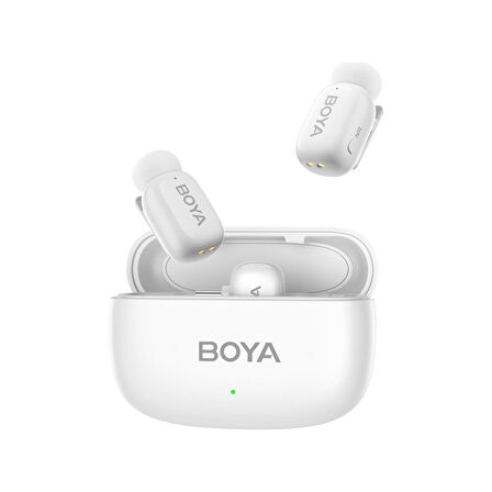 Boya Mini Wireless Yaka Mikrofonu - Beyaz