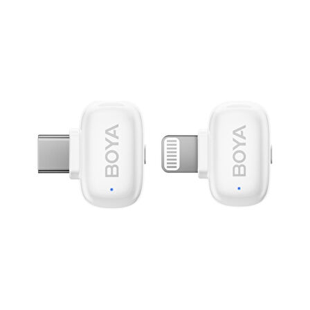 Boya Mini Wireless Yaka Mikrofonu - Beyaz